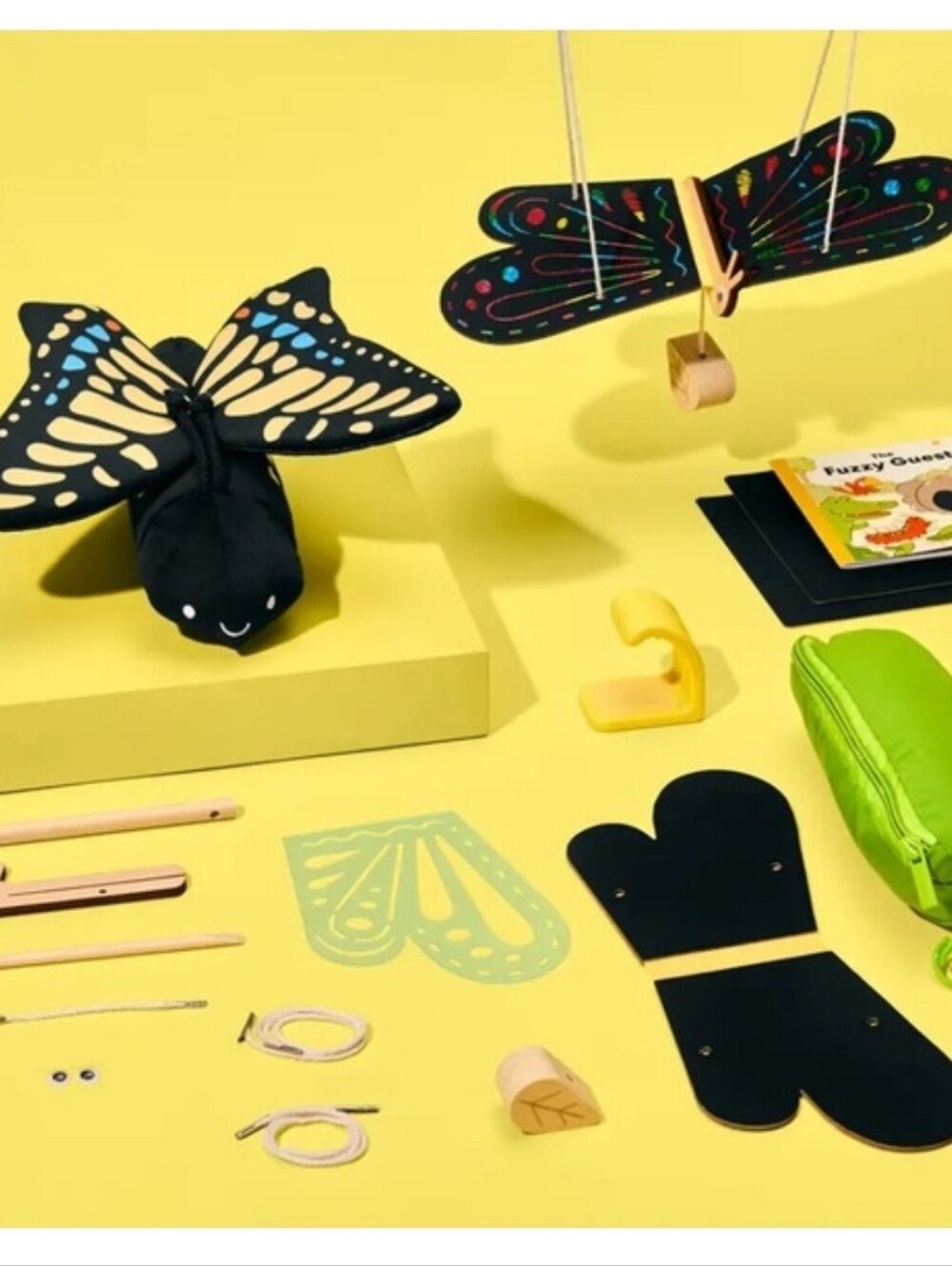 NEW IN BOX KIWICO KOALA CRATE Butterflies & Caterpillars Ages 3-6 Crafts
